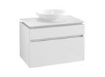 Villeroy & Boch Legato Waschtischunterschrank B60200DH 80x55x50cm, Glossy White