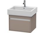 Duravit Ketho Waschtisch-Unterschrank KT668604343 55 x 44 cm, basalt matt, 1 Auszug, wandhängend