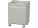Duravit Ketho Rollcontainer KT2530L0707 50x36x67cm, Tür links, betongrau matt