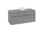 Villeroy & Boch Legato Waschtischunterschrank B61000FP 120x55x50cm, Glossy Grey