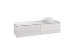 Villeroy & Boch Legato Waschtischunterschrank B674L0E8 160x38x50cm, mit LED-Beleuchtung, White Wood