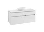 Villeroy & Boch Legato Waschtischunterschrank B61000DH 120x55x50cm, Glossy White