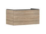 hansgrohe Xelu Q Waschtischunterschrank 54060000 980x485x550mm, mit Schubkasten, Eiche Natur, chrom