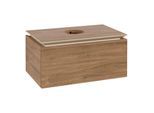 Villeroy und Boch Legato Waschtischunterschrank B60100RH 80x38x50cm, Waschtisch mittig, Kansas Oak
