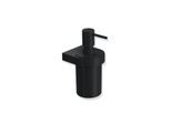 Hewi System 800 Seifenspender 800.06.11060CV Halter und Becher schwarz tiefmatt, mit Halter