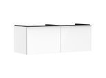 hansgrohe Xelu Q Waschtischunterschrank 54066000 1360x485x550mm, 2 Schubkästen, weiß hochglanz, chrom
