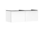 hansgrohe Xelu Q Waschtischunterschrank 54066700 1360x485x550mm, 2 Schubkästen, weiß hochglanz, mattweiß