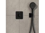 hansgrohe ShowerSelect Comfort Q Thermostat 15586670 UP, für 2 Verbraucher, mit Sicherungskombination EN 1717, mattschwarz