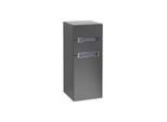 Villeroy & Boch Subway 2.0 Seitenschrank A7130RPD 35,4x85,7x37cm, rechts, Griff silbermatt, silbergrau, black matt lacquer