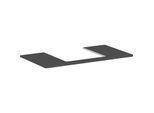 hansgrohe Xelu Q Konsole 54095910 980 x 550 mm, Ausschnitt 500 x 480 mm, diamantgrau matt