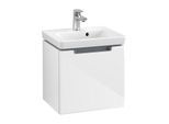 Villeroy & Boch Subway 2.0 Waschtisch-Unterschrank A68410DH 44x42x35,2cm, 1 Auszug, Griff chrom, glossy white