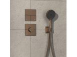 hansgrohe ShowerSelect Comfort E Thermostat 15574140 UP, für 1 Verbraucher, brushed bronze