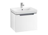 Villeroy & Boch Subway 2.0 Waschtisch-Unterschrank A68610MS 53,7x42x42,3cm, 1 Auszug, Griff chrom, weiß matt