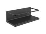 Emco Round Duschkorb 434513300 schwarz / schwarz, 225x75x100mm, Kunststoff, mit Metallreling