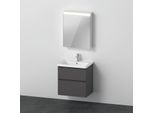 Duravit D-Neo Möbel-Set DE0115R4949 650mm, Anschlag rechts, Graphit Matt