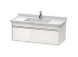Duravit Ketho Waschtisch-Unterschrank KT666502222 100 x 45,5 cm, weiß hochglanz, 1 Auszug, wandhängend