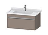 Duravit Ketho Waschtisch-Unterschrank KT666404343 80 x 45,5 cm, basalt matt, 1 Auszug, wandhängend