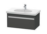 Duravit Ketho Waschtischunterschrank KT666704949 80 x 41 x 45,5 cm, Graphit Matt, für D-Code 034285