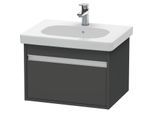 Duravit Ketho Waschtischunterschrank KT667004949 60 x 41 x 45,5 cm, Graphit Matt, für D-Code 034265