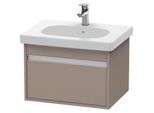 Duravit Ketho Waschtischunterschrank KT667004343 60 x 41 x 45,5 cm, Basalt Matt, für D-Code 034265