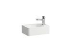 LAUFEN Val Handwaschbecken H8152800001141 34x22cm, unterbaufähig, ohne Überlauf, Hahnloch rechts, weiß