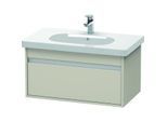 Duravit Ketho Waschtisch-Unterschrank KT666709191 80 x 45,5 cm, Taupe, 1 Auszug, wandhängend