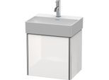 Duravit XSquare Waschtisch-Unterschrank XS4060R2222 43,4x39,7x34cm, Tür rechts, weiß hochglanz