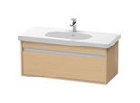 Duravit Ketho Waschtisch-Unterschrank KT666803030 100 x 45,5 cm, Eiche natur, 1 Auszug, wandhängend