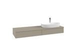 Villeroy & Boch Antao Waschtischunterschrank 1600x190x500mm K16150HK mit Struktur FK/AP: HK/0