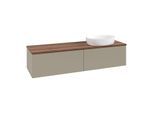 Villeroy & Boch Antao Waschtischunterschrank 1600x360x500mm L38012HK mit Beleuchtung FK/AP: HK/2
