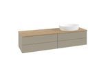 Villeroy & Boch Antao Waschtischunterschrank 1600x360x500mm L27011HK mit Beleuchtung FK/AP: HK/1