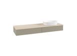 Villeroy & Boch Antao Waschtischunterschrank 1600x190x500mm K16113HK mit Struktur FK/AP: HK/3