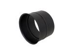 Bertrams ST-Pu Wandfutter 08WFE120 Ø 120 mm, einfach, 120 mm lang, 1 mm, pulverbeschichtet, schwarz