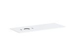 hansgrohe Xilesa E Konsole 54278700 1375x550mm, ohne Hahnloch, Ausschnitt links, mattweiß