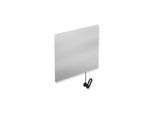 Hewi S 801 Kippspiegel 801.01B10090 600x540x6mm, mit Seilumlenkung, matt, tiefschwarz
