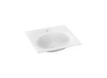 Keuco Keramik Waschtisch 31198310401 Edition 11, 43,8 x 1,2 x 43,8 cm, weiss