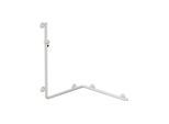 Hewi System 800 K Duschhandlauf 950.35.2309099 1100mm, mit Brausehalter, reinweiß