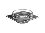 Emco Art Seifenhalter 163000101 chrom, Schale Kristallglas klar