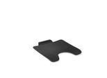 Hewi System 900 Klappsitz 900.51.20460CV 450 x 112 x 525 mm, Edelstahl pulverbeschichtet schwarz matt, Polyamid matt schwarz, mit Hygieneausschnitt