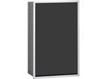 Emco Asis Modul 300 Abfallsammler 973227530 aluminium/schwarz, Unterputzmodell