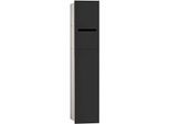 Emco Asis Modul 2.0 WC-Modul 975427551 schwarz, 170x811 mm, Anschlag links, Unterputz