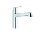 Grohe Spültisch-Armatur EHM Eurodisc Cosmopolitan chrom, mit herausziehbarer Handbrause, 32257002