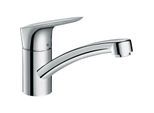 hansgrohe Logis 120 Küchenarmatur 71837000 chrom, schwenkbarer Auslauf 360°, Coolstart Eco