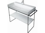 Duravit DuraSquare Metallkonsole 0031034600 bodenstehend, zu Waschtisch 235310, schwarz matt