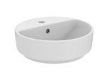 Ideal Standard i.life O Waschschale T573501 40x40x15,5cm, mit Hahnloch/Überlauf, weiß