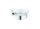 Grohe Essentials Cube Seifenhalter 40754001 chrom, Seifenschale mit Halter
