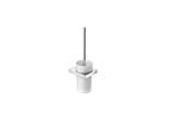 Hewi WC Bürstengarnitur System 100 1002010045 chrom, Kristallglas satiniert