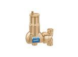 Caleffi Discal Mikroblasenabscheider 551706 1" IG, Messing-Gehäuse, für horizontale und vertikale Rohrleitungen