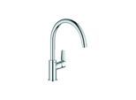 Grohe BauEdge Spültisch-Einhebelmischer 31367001 chrom, hoher, schwenkbarer Auslauf