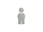 Hewi 801 Symbol Mann 801.91B01095 71,5x150x3mm, selbstklebend, matt, felsgrau